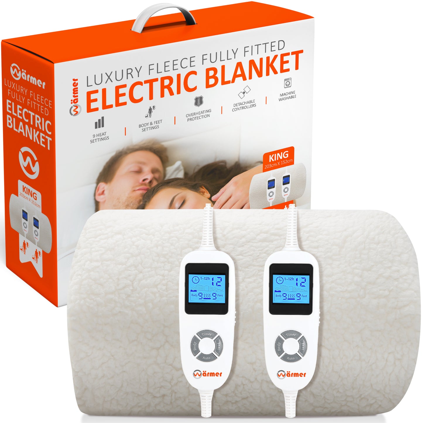 Wärmer Luxury Fleece Fully Fitted Electric Blanket