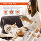 Electric Heated Throw Blanket Digital Controller Timer, 9 Heat Setting, Auto Shutoff 120W