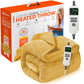 Electric Heated Throw Blanket Digital Controller Timer, 9 Heat Setting, Auto Shutoff 120W