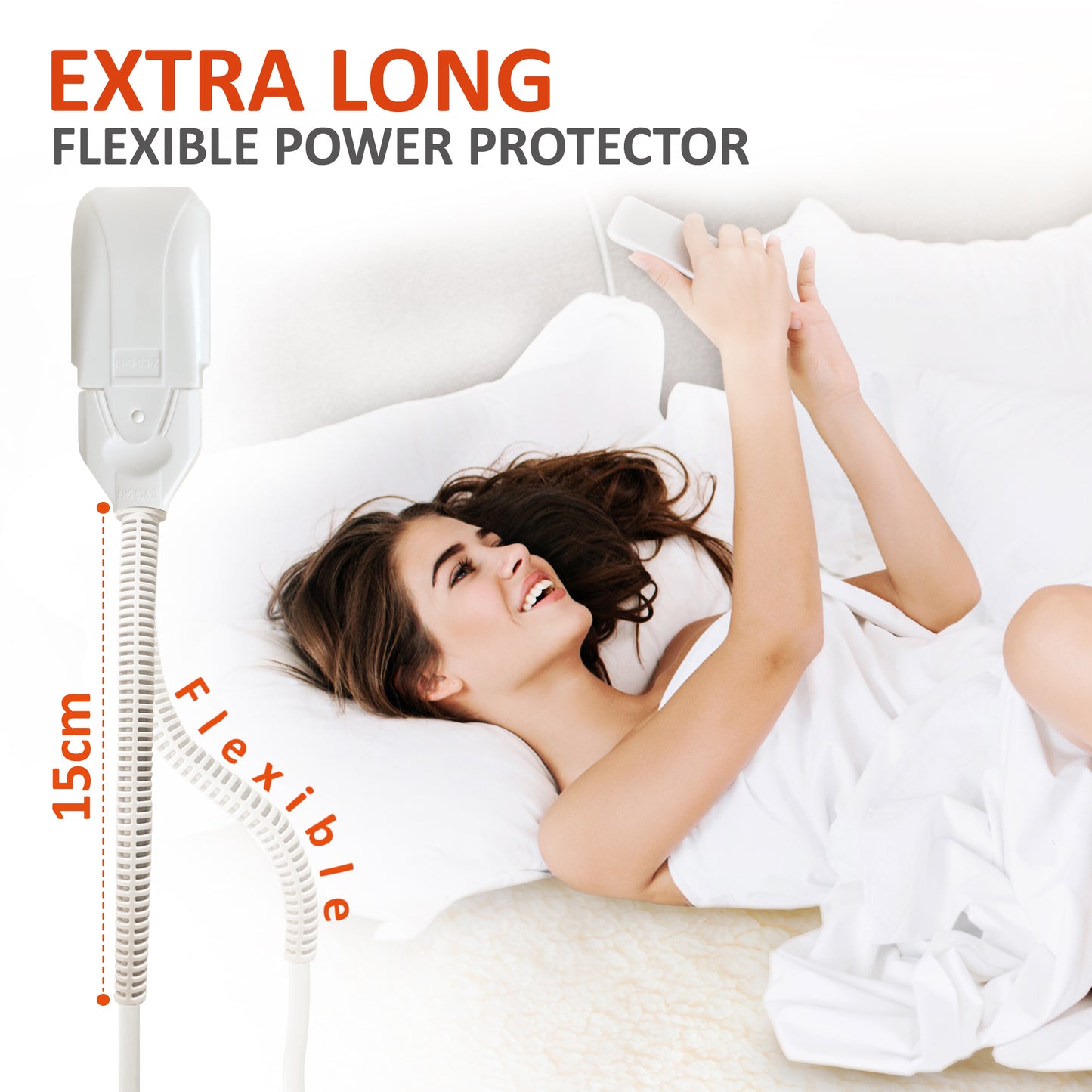 WÄRMER Luxury Fleece Electric Blanket Fully Fitted Heated Mattress Cover, Dual Controller, Machine Washable