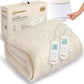 WÄRMER Luxury Fleece Electric Blanket Fully Fitted Heated Mattress Cover, Dual Controller, Machine Washable
