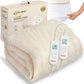 WÄRMER Luxury Fleece Electric Blanket Fully Fitted Heated Mattress Cover, Dual Controller, Machine Washable