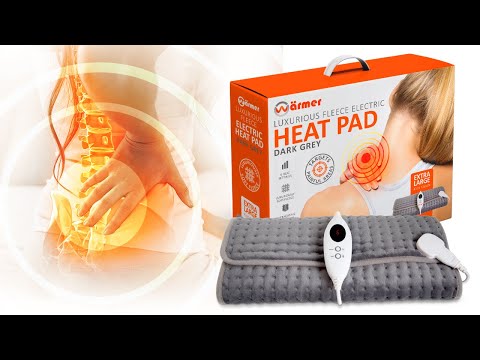 warmer heat pad 45cm x 85 cm, quick heats up with soft luxury fleece, detachable controller makes machine wash easily, with 6(six) heat settings, automatically shut off, overheat and overcurrent protection.