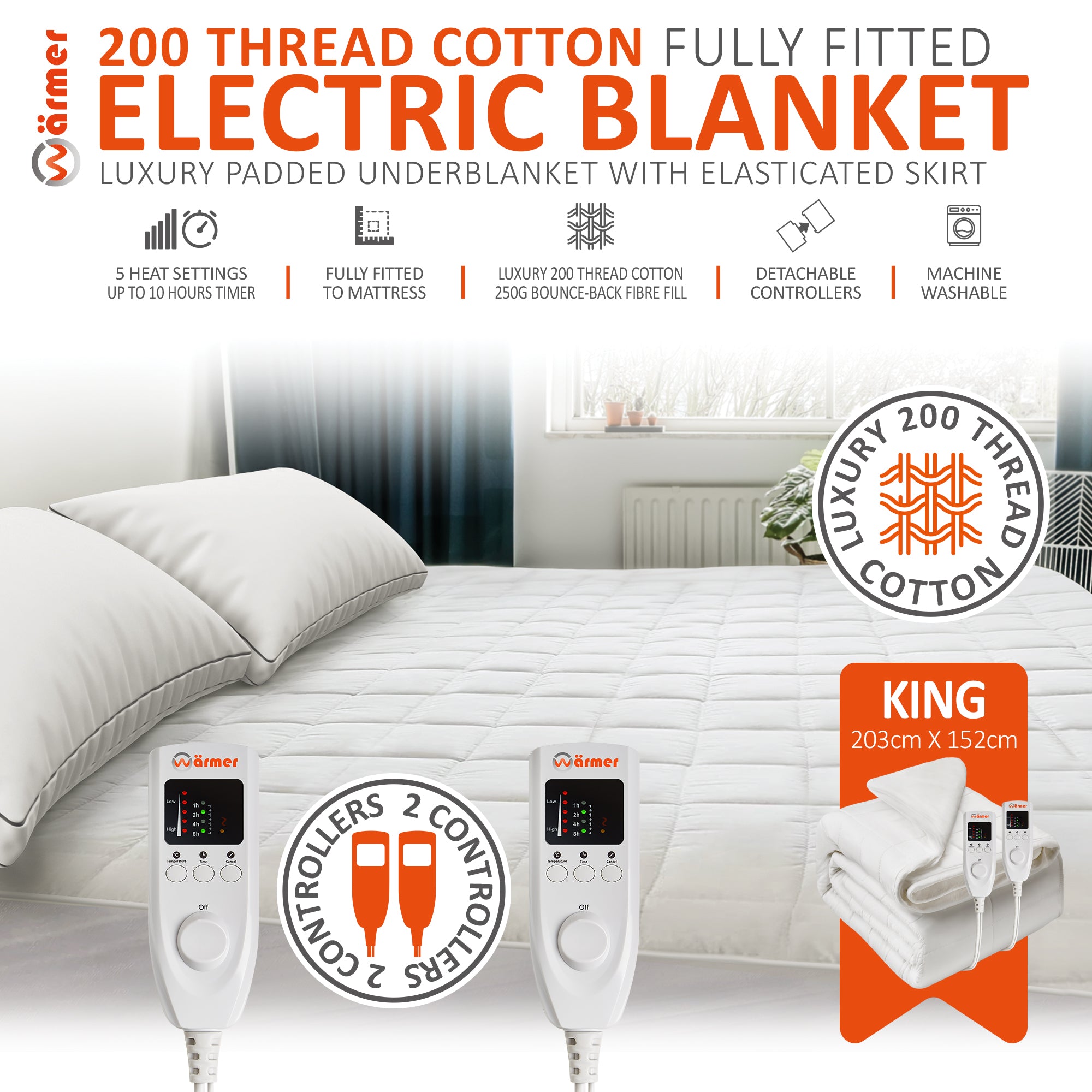 Fitted heated blanket hot sale